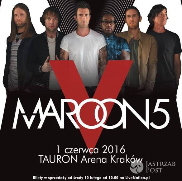 Maroon 5 dadzą koncert w Polsce. Ceny biletów już od 199 złotych