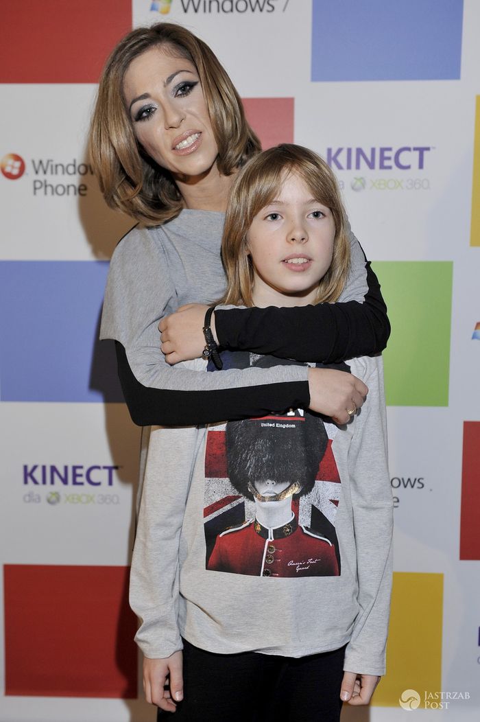 Natalia Kukulska z synem Janem
