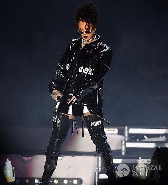 Rihanna w kurtce od polskiej marki MISBHV