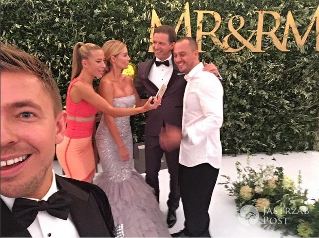 Łukasz Jemioł na Instagramie relacjonuje ślub Rozenek i Majdana