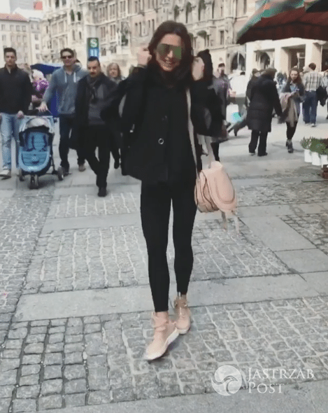 Anna Lewandowska uwielbia nosić legginsy w ciąży - Instagram