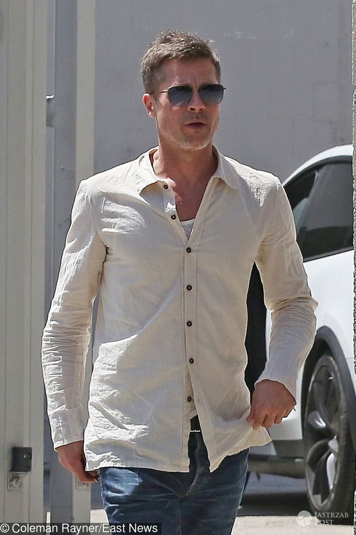 Chudy Brad Pitt. Czy jest chory?
