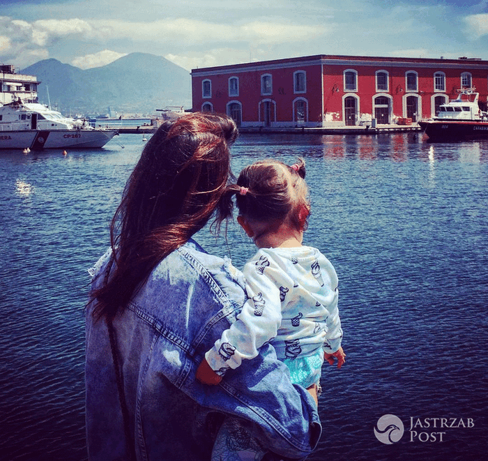 Anna Wendzikowska z córką - Wielkanoc 2017 (Instagram)