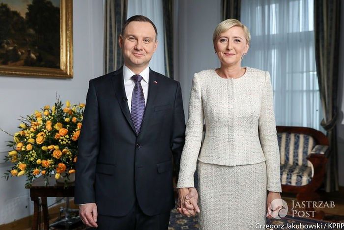 Agata Duda i Andrzej Duda złożyli życzenia z okazji Wielkanocy