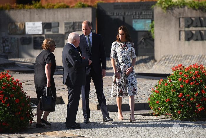 Księżna Kate i książę William z Lechem Wałęsą