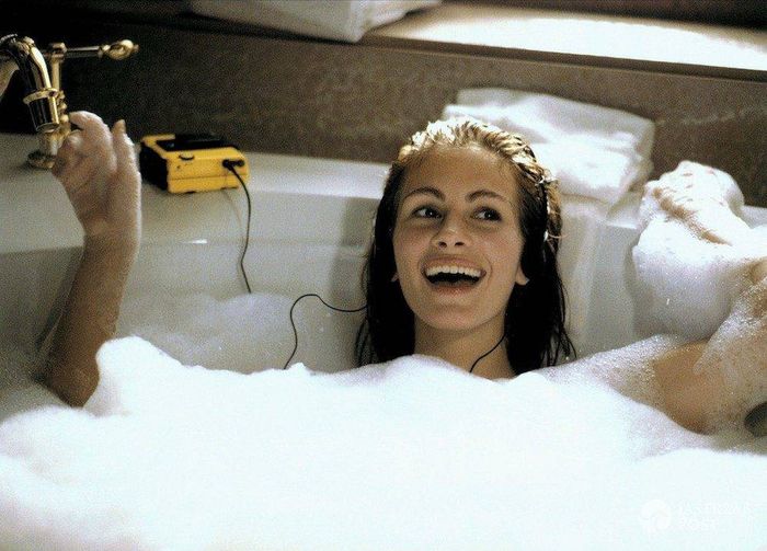 Pretty Woman - Julia Roberts na planie filmu (1990 rok)