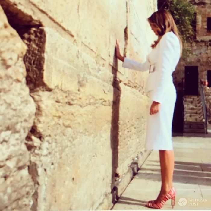  Melania Trump towarzyszy Donaldowi Trampowi podczas wizyty w Polsce