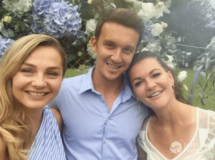 Małgorzata Socha na ślubie Agnieszki Radwańskiej i Dawida Celta