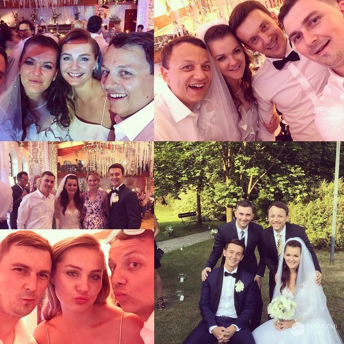 Małgorzata Socha na ślubie Agnieszki Radwańskiej