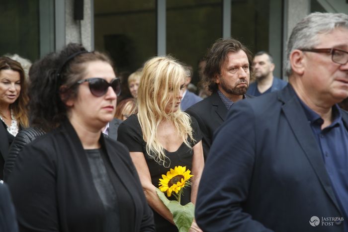 Monika Olejnik - pogrzeb Grzegorza Miecugowa