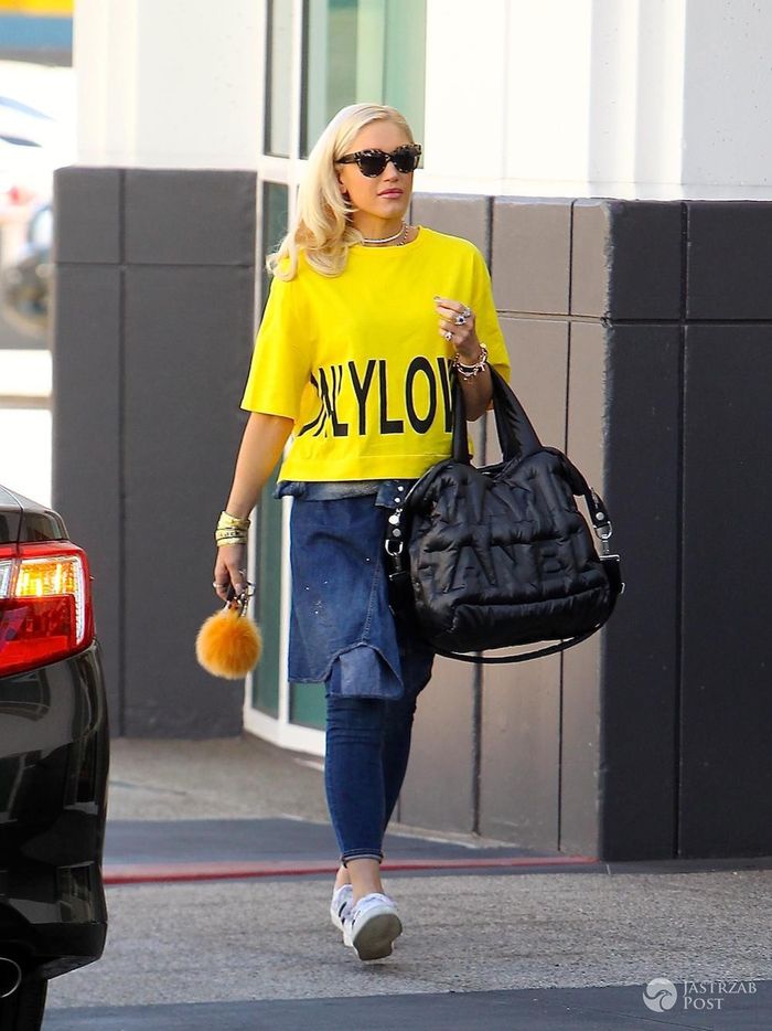 Gwen Stefani w codziennej stylizacji