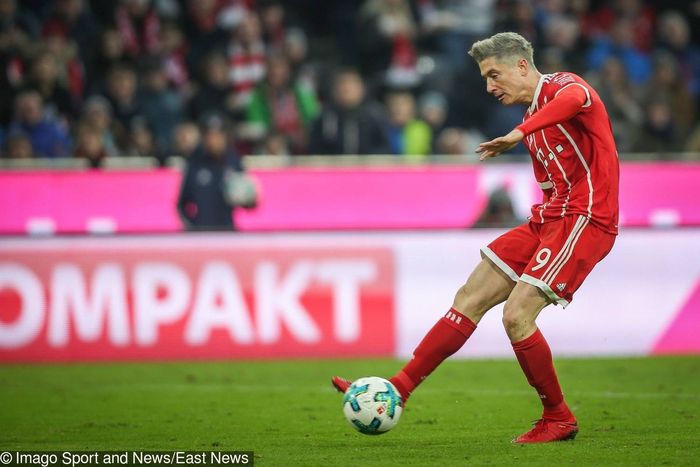 Robert Lewandowski blondynem