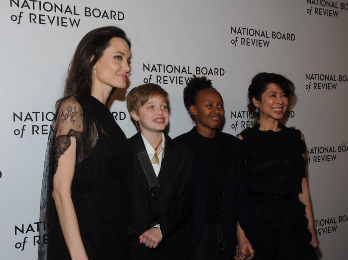2018 National Board Of Review Awards Gala Angelina Jolie Shiloh Pitt Zahara Pitt