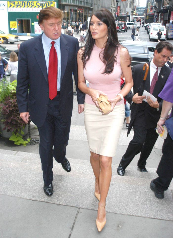 Donald i Melania Trump w 2003 roku