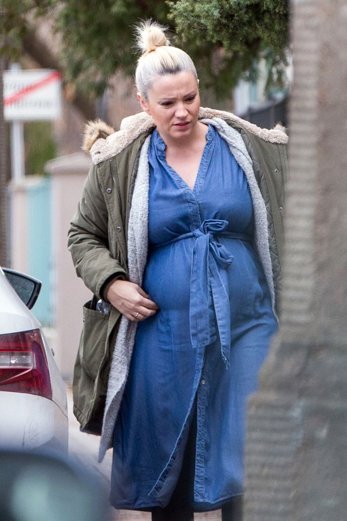 Dorota Szelągowska w ciąży z zaokrąglonym brzuszkiem