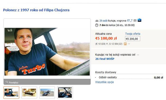 Filip Chajzer - Polonez rocznik 1997- Rzeczy od serca 2018