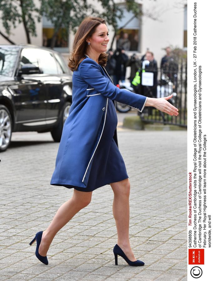 Księżna Cambridge w niebieskiej stylizacji