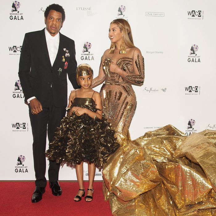 Beyonce z córką Blue Ivy w podobnych stylizacjach