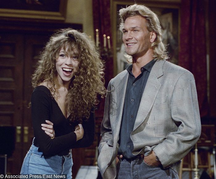 Mariah Carey i Patrick Swayze w 1991 roku
