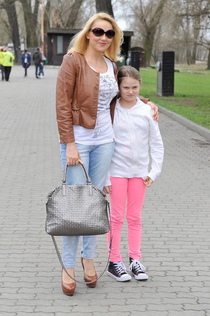 Anna Samusionek z córką Angeliką