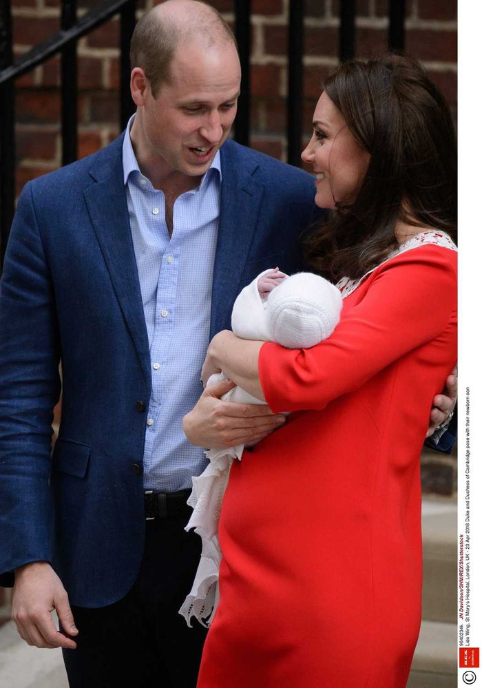Księżna Kate i książę William z synem