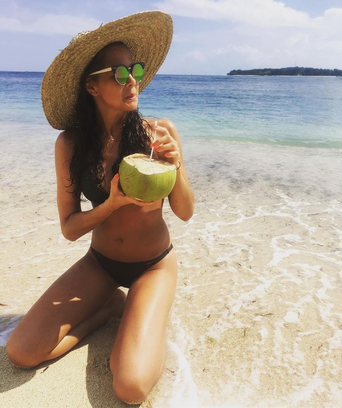 Córka Anny Korcz - Ania Korcz pozuje w bikini