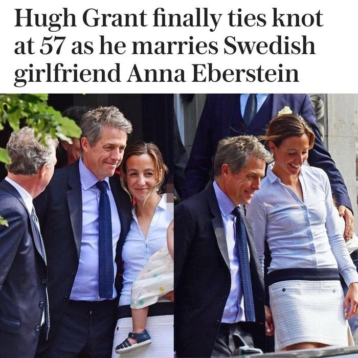 Hugh Grant wziął ślub z atrakcyjną Szwedką