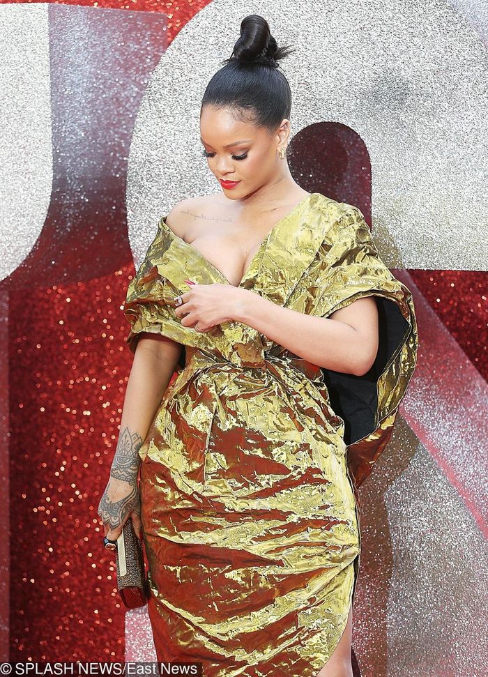 Rihanna w ryzykownej kreacji na premierze filmu