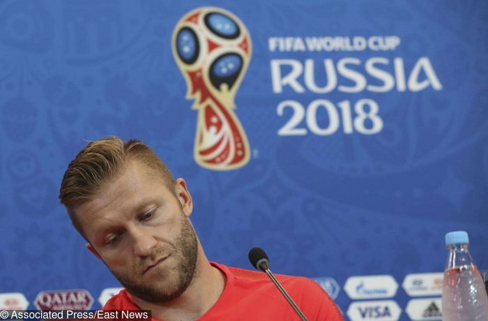 Smutny Kuba Błaszczykowski na konferencji Polski przed meczem z Japonią