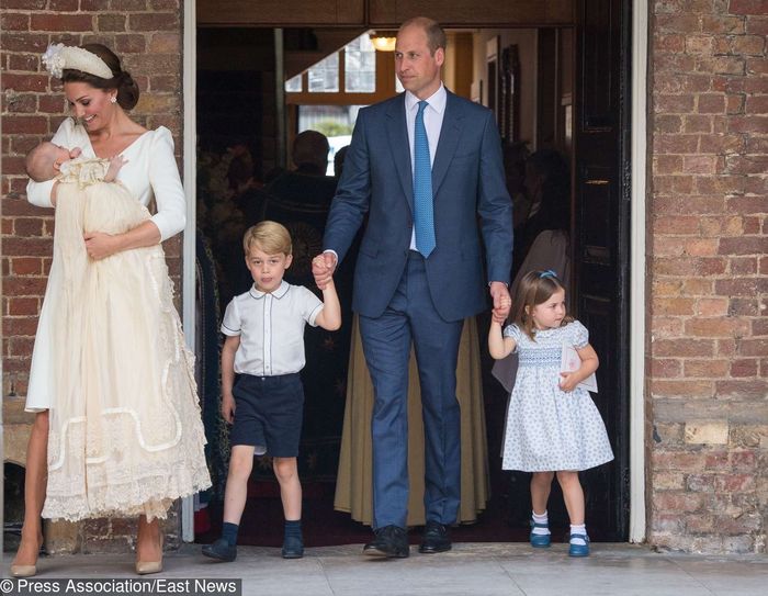 Księżna Kate i książę William na chrzcie księcia Louisa