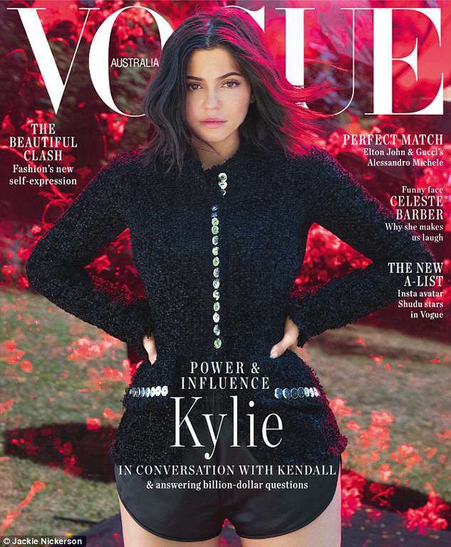 Kylie Jenner na okładce Vogue Australia