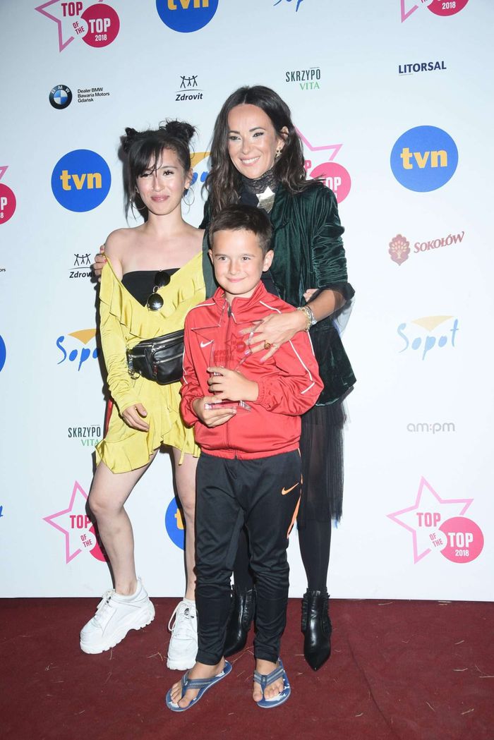 Kasia Kowalska z dziećmi, córką Olą i synem Ignacym – Top of the Top 2018 Sopot Festival