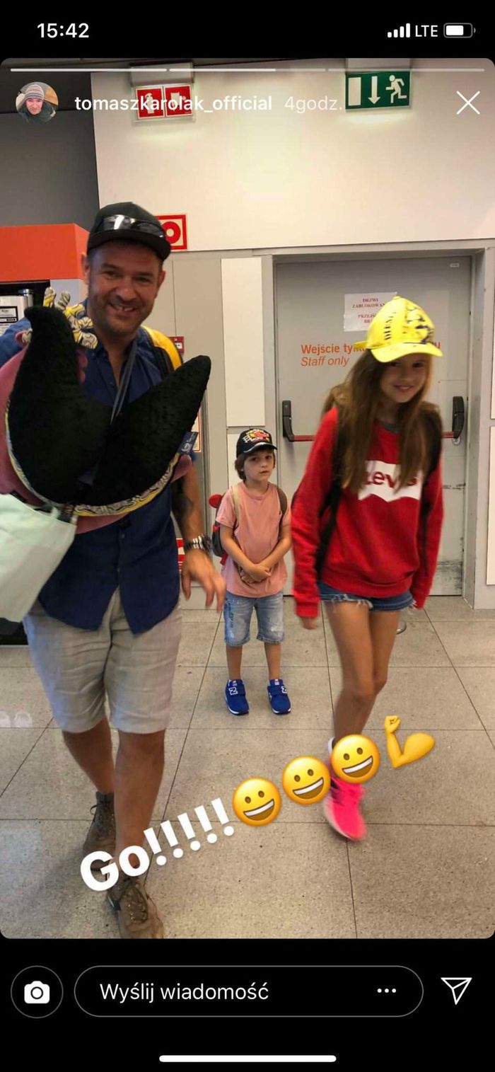 Tomasz Karolak zabrał swoje dzieci na wakacje