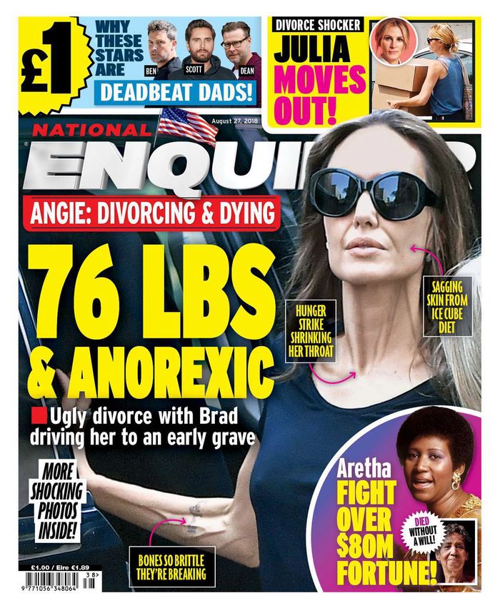 Angelina Jolie na okładce magazynu