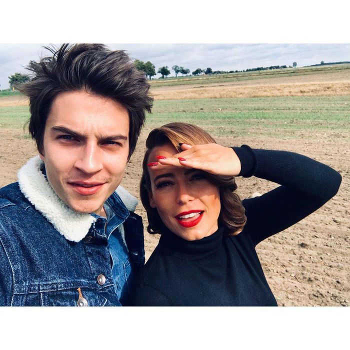 Nikodem Rozbicki i Anna Mucha na planie Kogel-Mogel 3