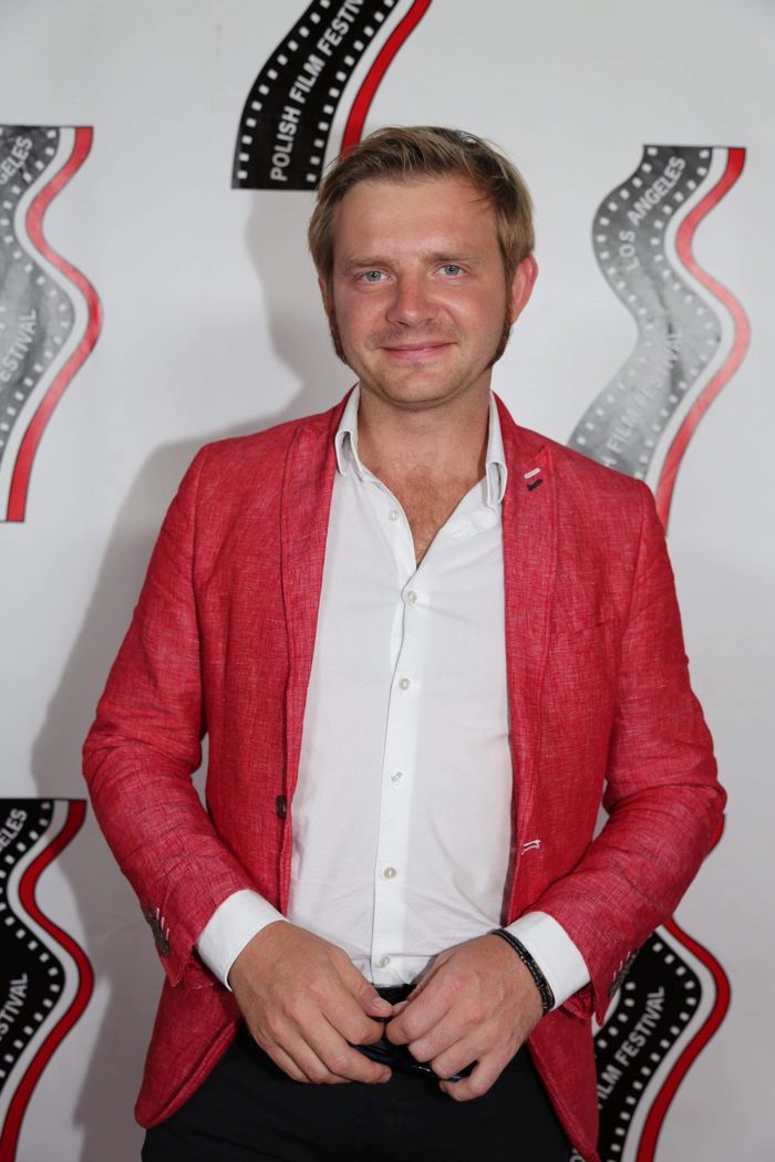 Rafał Zawierucha na festiwalu w Los Angeles