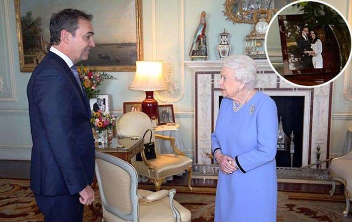 Portret księżnej Kate i księcia Williama w Pałacu Buckingham