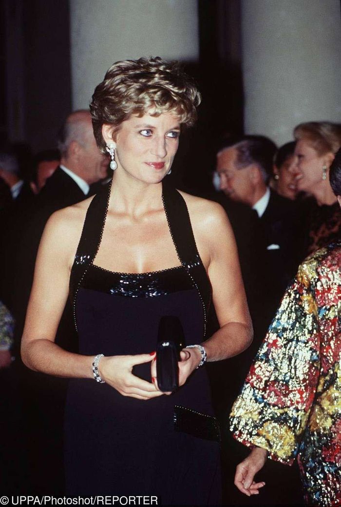 Księżna Diana na kolacji w Pałacu wersalskim w Paryżu, 1994 rok