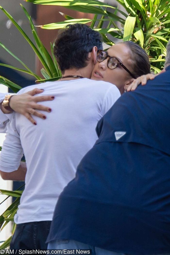  Jennifer Lopez i Marc Anthony przyłapani na czułych pocałunkach