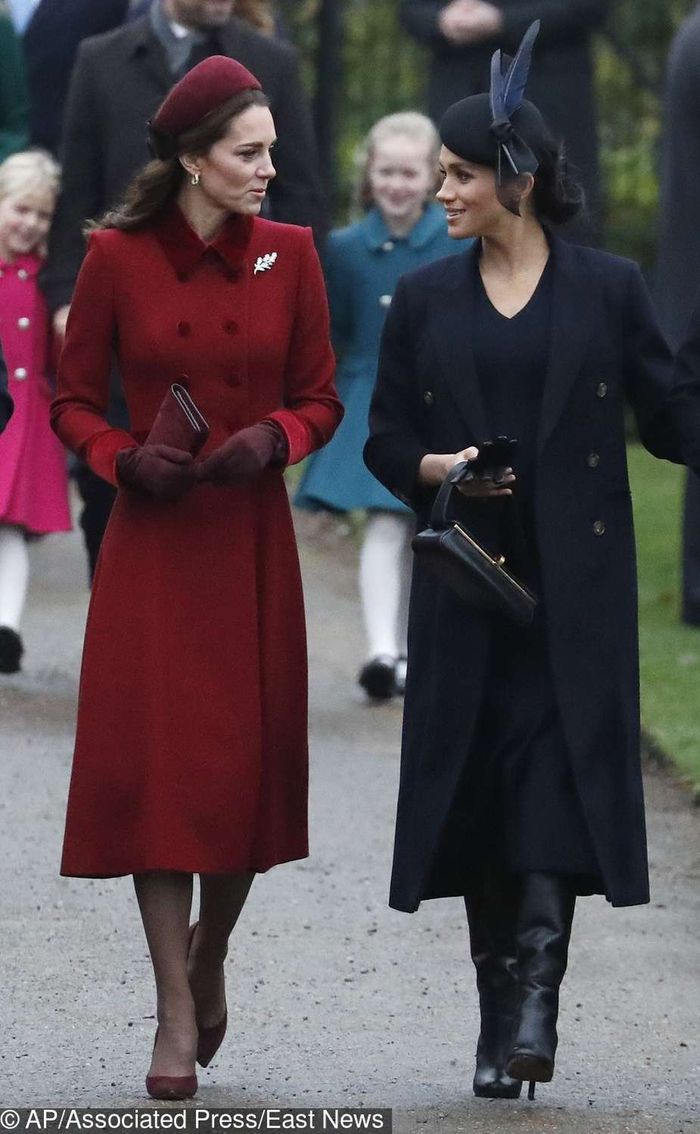 Księżna Kate i Meghan Markle są skłócone? Zdjęcia z mszy świątecznej na to nie wskazują