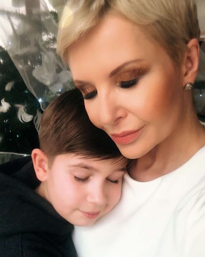 Joanna Racewicz z synem – Boże Narodzenie, święta 2018