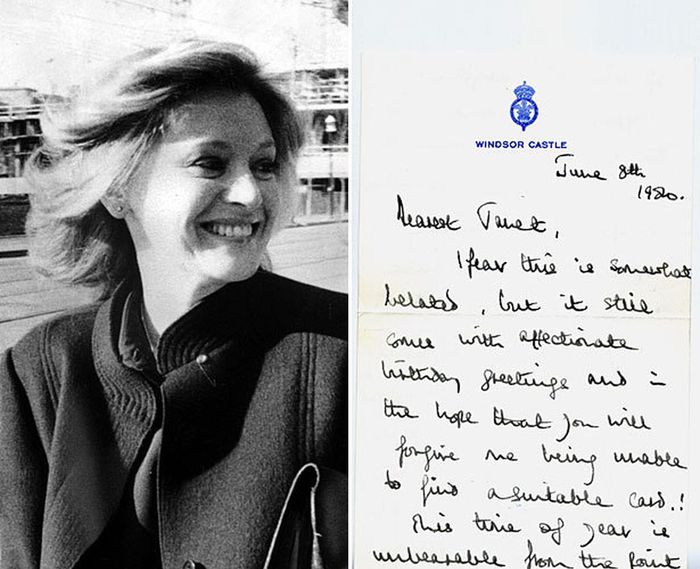 Janet Jenkins pokazała list miłosny od księcia Karola