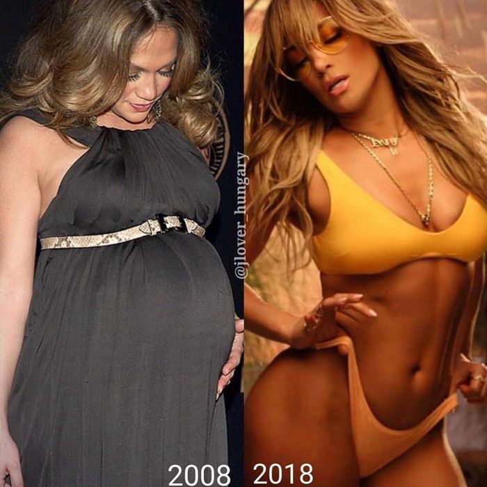 Jennifer Lopez 10 lat temu i dziś