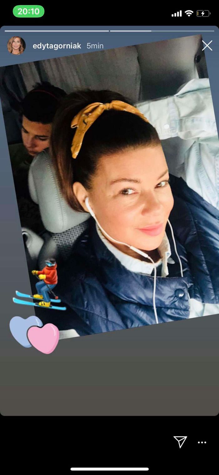 Edyta Górniak na feriach z Allanem Krupą