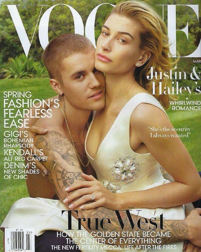 Justin Bieber i Hailey Baldwin - Vogue US
