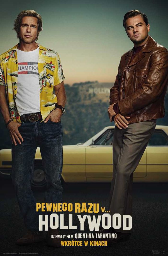 Brad Pitt i Leonardo DiCaprio na plakacie do filmu 