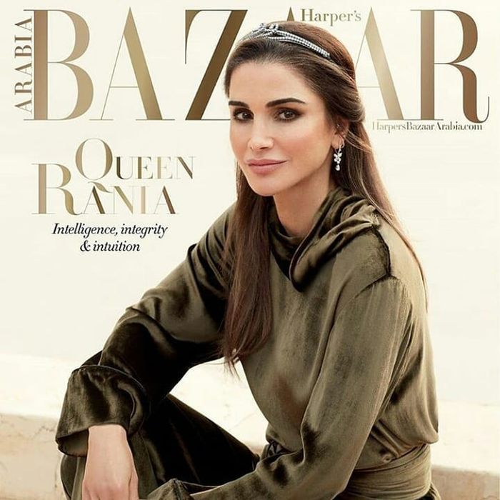 Królowa Rania w sesji fotografa polskiego pochodzenia. Harper's Bazaar Arabia