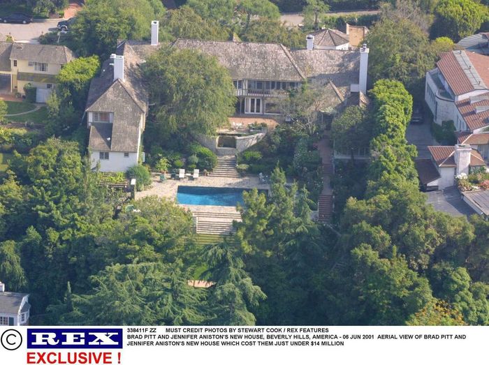 Dom Jennifer Aniston i Brada Pitta w Beverly Hills trafił na sprzedaż