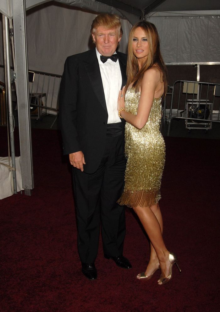 Melania i Donald Trump na MET Gala 2007