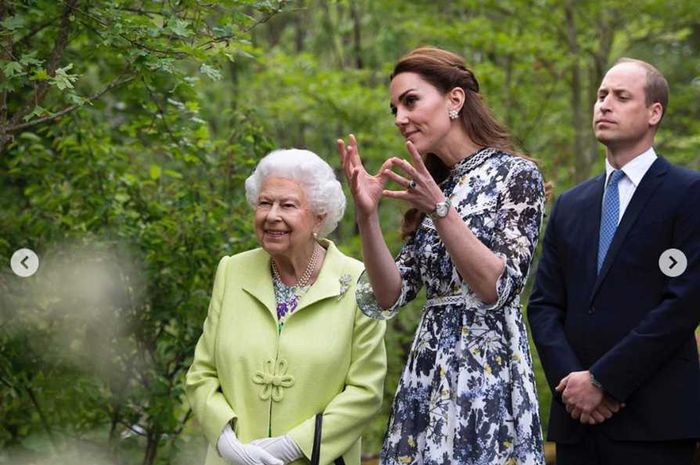 Kate Middleton, Książę William, Elżbieta II / Instagram